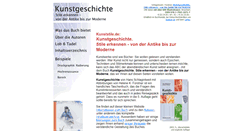 Desktop Screenshot of kunststile.de